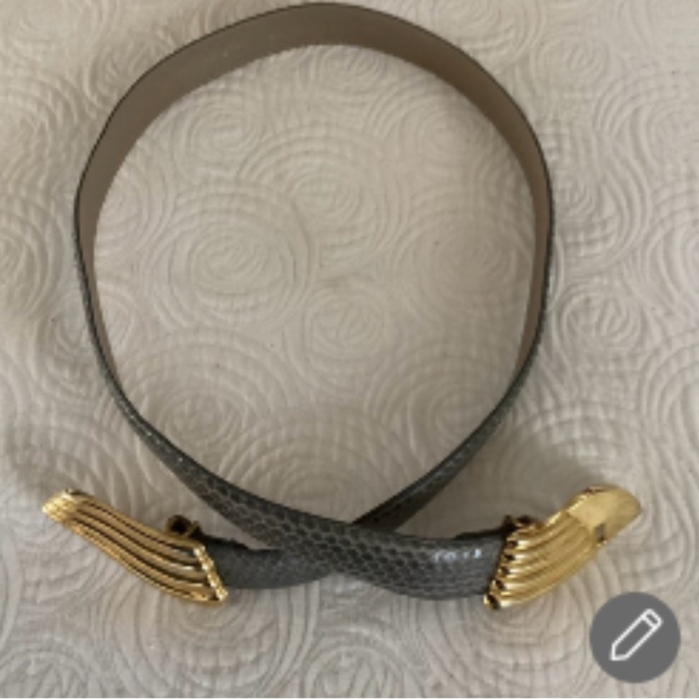Liz Claiborne Snakeskin Belt